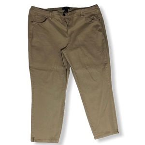 Lane Bryant Tan Beige Stretch Jeans Pants Sz 22